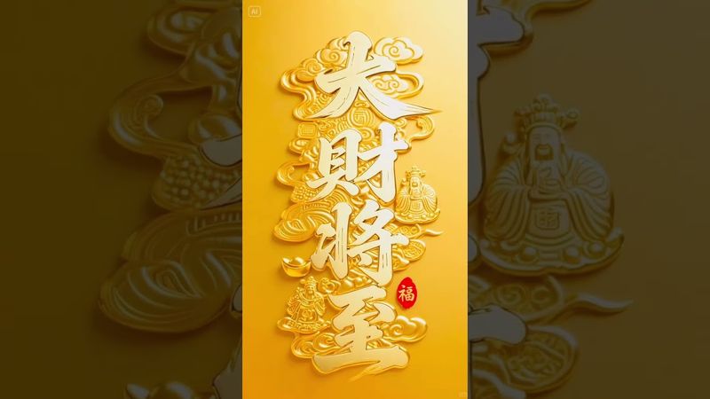 《大財將至》今天過後將是你大翻身的日子！大財將至！一切都會好起來！接了！轉發！功德無量！#正能量 #國學 #道家文化 #中華文化 #民間傳說 #傳承文化 #運勢 #財運 #橫財 #正財 #文字的力量