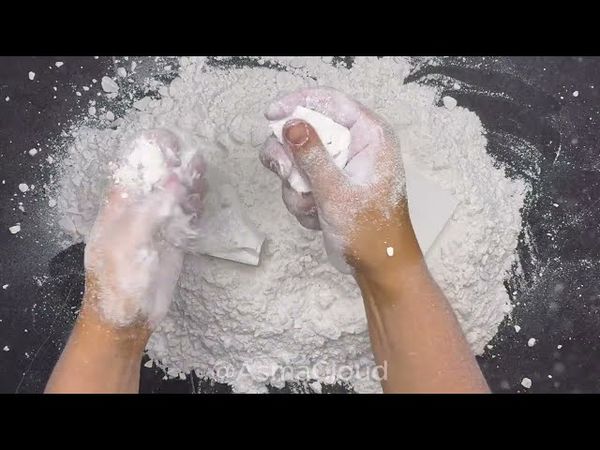 Plain Crunchy Gym Chalk + Dusty Reform | ASMR