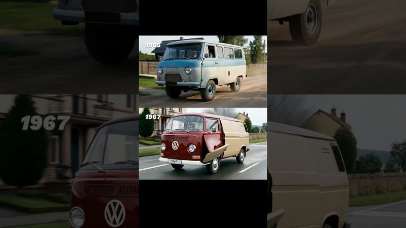UAZ Bukhanka vs VW Transporter