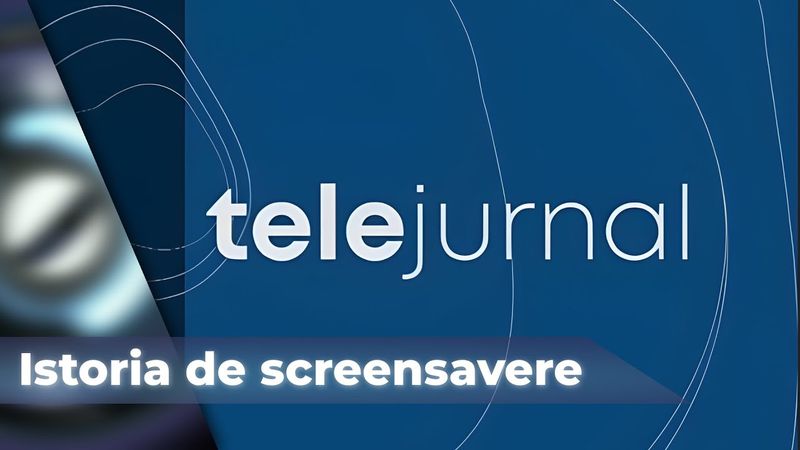 🇹🇩 Istoria screensaverelor programului «Telejurnal» (TVR 1 / 1958-2025)