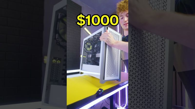 $1 To $5,000 PC! #gaming #tech #gamingcomputer