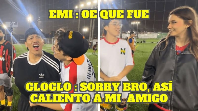 GLOGLO CALIENTA A BUTI EN FRENTE DE EMIKUKIS