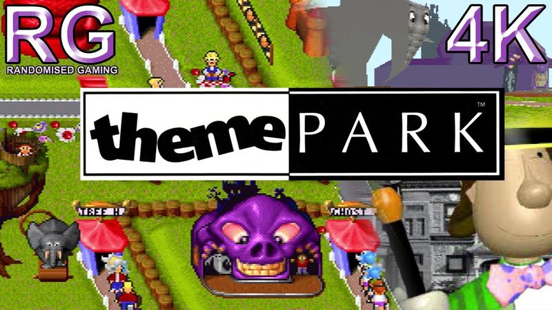 Theme Park - PlayStation 1 - Intro, gameplay & discussion, still worth playing? [4K]
