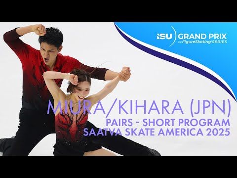 Riku MIURA / Ryuichi KIHARA | Pairs Short Program | Saatva Skate America 2025 | #GPFigure