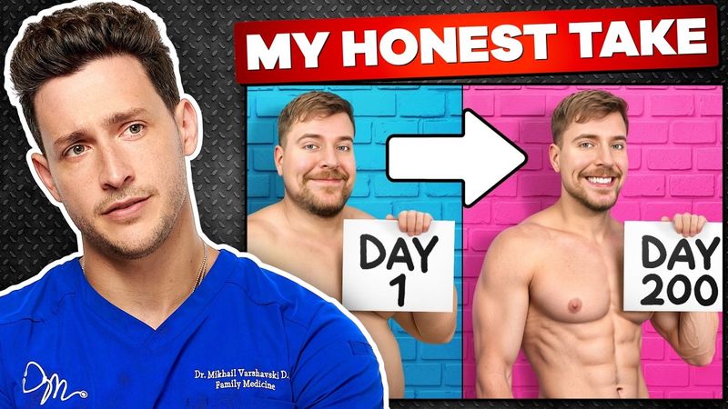 Doctor Reacts To MrBeast Weight Loss Video