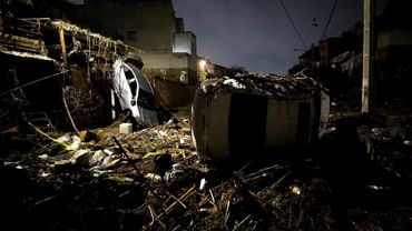 Cars damaged after floods in western Mexico | AFP