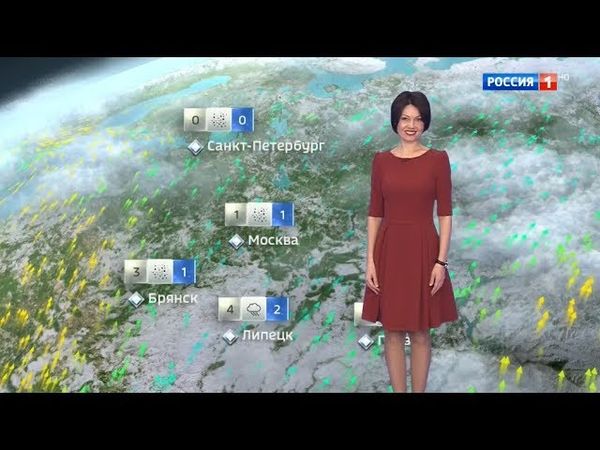 Татьяна Савина - "Вести. Погода" (27.12.17)