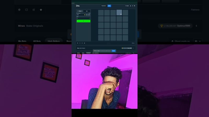 stop gamling - 1 Lakh Loss On Stake 🥹 #stake #explore #casino #cricket #gambling #reels