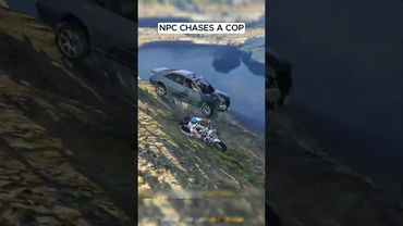 NPC chases a cop