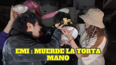 GLOGLO MUERDE LA TORTA EN SU CUMPLEAÑOS