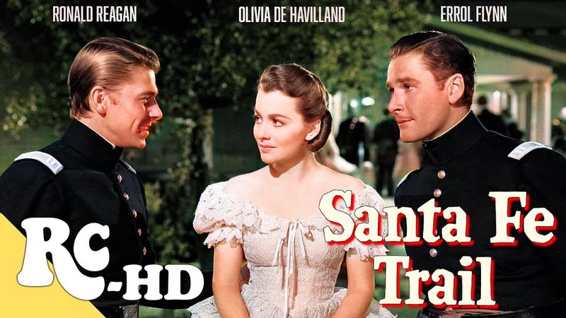 Santa Fe Trail | Full Classic Movie In HD | Western War Drama | Errol Flynn | Ronald Reagan