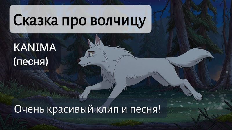 Kanima "Сказка про волчицу" Очень красивая песня и клип!