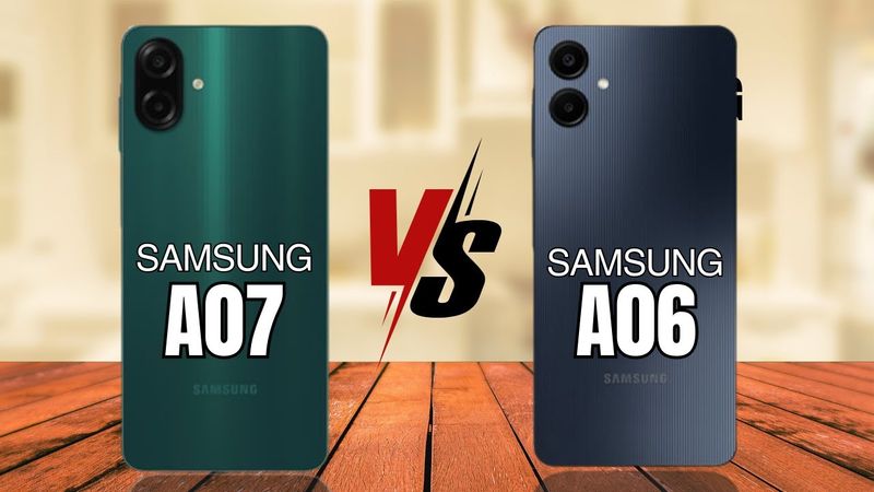 SAMSUNG GALAXY A07 VS SAMSUNG GALAXY A06