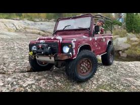 RC Land Rover Defender D90 Offroad Rock crawling - Pro-Line  BFGoodrich Mud-Terrain 4,19" Tires