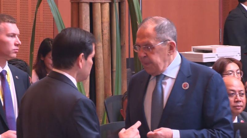 US Secretary of State Rubio speaks with Russian FM Lavrov at ASEAN | AFP