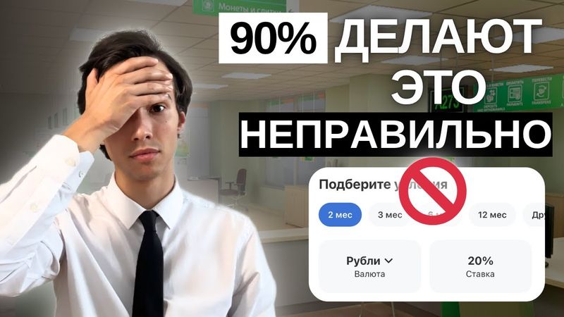 Стратегия Инвестирования в ДЕПОЗИТЫ / Как ПРАВИЛЬНО Открывать Вклады