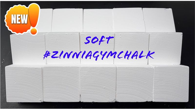 NEW TEXTURE ! Soft Zinnia Gym Chalk 🎉 58K Celebration - Order Now! #zinniagymchalk