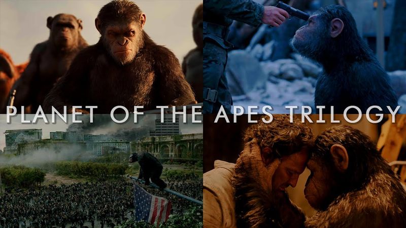 Amazing Shots of  PLANET OF THE APES TRILOGY