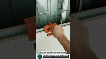 Practical panel carrier handle tool for board lifting work #tools #machine