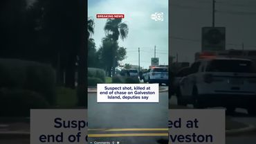 Suspect shot, killed at end of chase on Galveston Island, deputies say