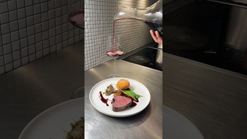 I made dinner, you do the dishes? #steak #potato #asparagus