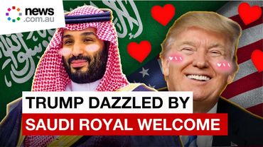 Trump dazzled by Saudi royal welcome as red carpet diplomacy overshadows $600bn deal