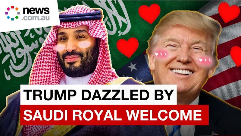 Trump dazzled by Saudi royal welcome as red carpet diplomacy overshadows $600bn deal