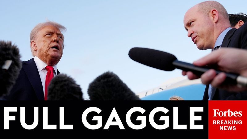 BREAKING NEWS: President Trump Takes Reporters' Questions About Chicago, Gaza, Putin, And More