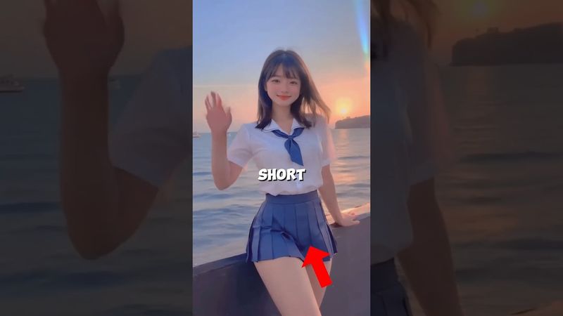 why japanese women wear so short skirts? #japan  #facts