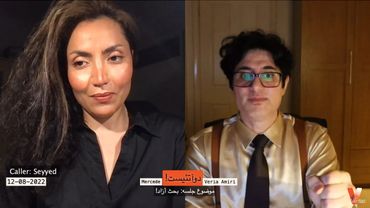 Persian_2Atheists_Veria Amiri_Mercede_12-08-2022 وریا امیری_مرسده_سلمان رشدی