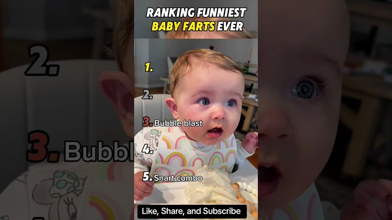 Funniest Baby Farts Ever! Hilarious Baby Reactions You Can’t Miss #Shorts
