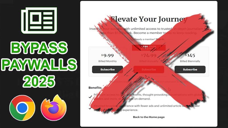 How to Bypass A Paywall 2025 - Updated!