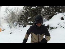 Сахалин, Горный Воздух. Спуск по лесу. 2023г.#фрирайд #skiing