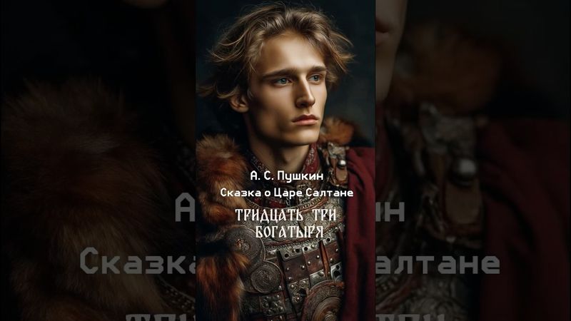 Экранизация Пушкина! Сказка о царе Салтане, 33 богатыря. #пушкин #стихипушкина #сказкаоцаресалтане