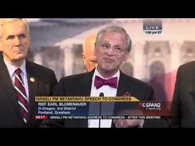 Earl Blumenauer on Netanyahu