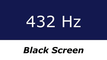 432 Hz Pure Tone - 9 Hours - Black Screen