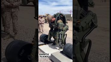 He broke the record! This Robot Suit Lifts Crazy Heavy Weights!  #military #army #ai