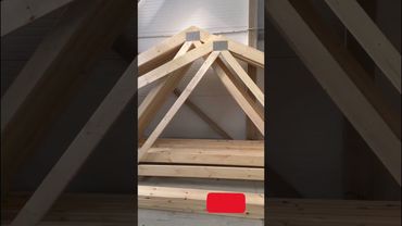 Стропильные фермы на мзп из строганной доски #стропильнаясистема #стропильныефермынамзп #mitek