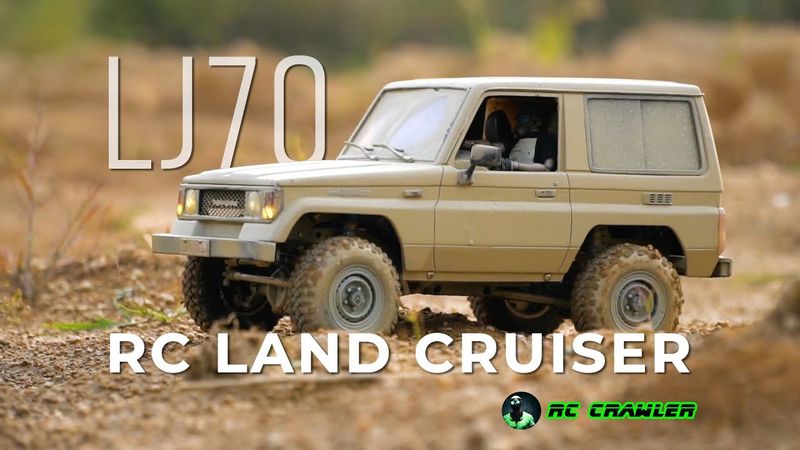 Rc Crawler TOYOTA Land Cruiser LJ70 - BOOM RACING Off road 4x4 RC Car (Video by CNRC)