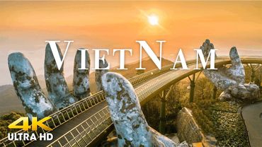 FLYING OVER VIETNAM (4K UHD) Amazing Beautiful Nature Scenery & Relaxing Music - 4K Video Ultra HD