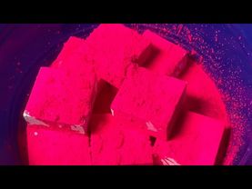 Bright Pink Powder on Chalk
