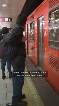 Alexa, otra víctima de pinchazos en el Metro de la CDMX, relata a N+ ...