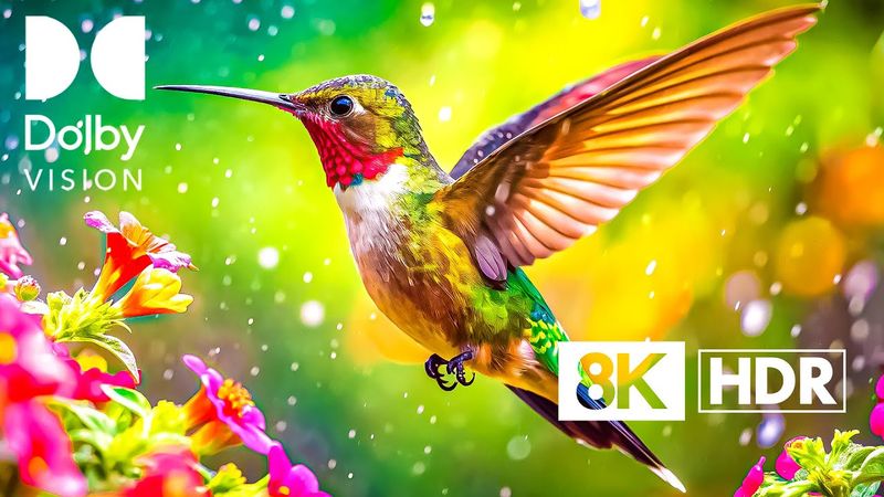 Colorful Birds OLED Dolby Vision™ 8K Ultra HD HDR 60fps