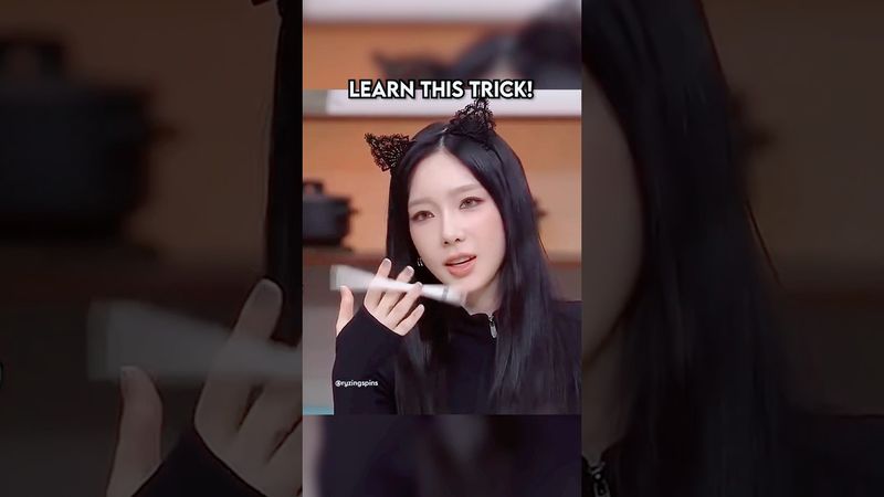 Learn Taeyeon's Pen Spinning Trick! 👀
