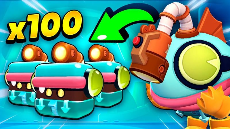 🎣 ОТКРЫЛА 100 ЯЩИКОВ ГЛОУБЕРТА В БРАВЛ СТАРС | КЛЕО BRAWL STARS