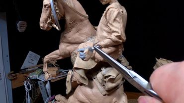 UNEXPECTED JOLT OF FEAR   Creating the Left Gloved Hand