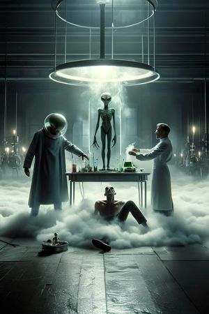 I did these weird alien scenes the other night. The fog and lighting ...