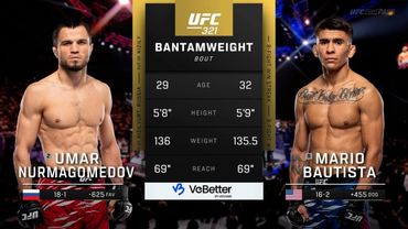 Umar Nurmagomedov vs Mario Bautista | 全场比赛