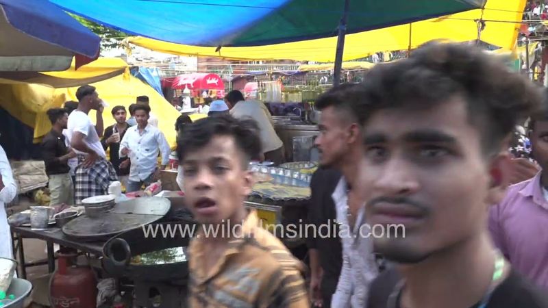 Food shop Bakrid Jama Masjid Delhi