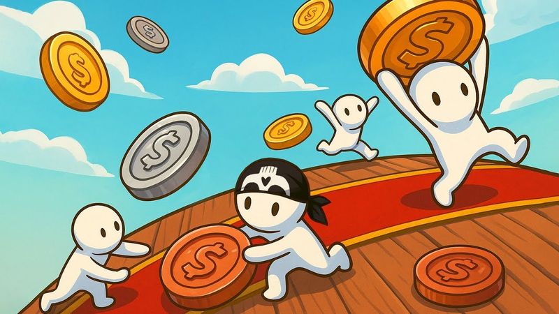 БРОСАЛ МОНЕТКУ И ЗАРАБОТАЛ НА КВАРТИРУ